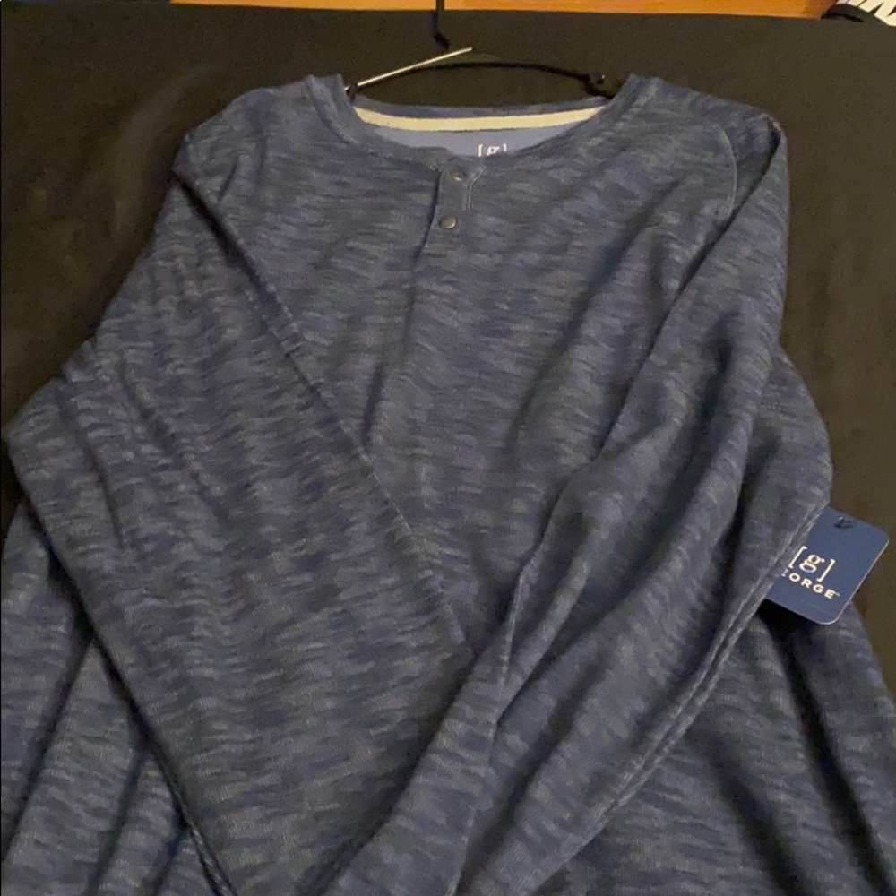 Blue Long Sleeve Shirt (Men)